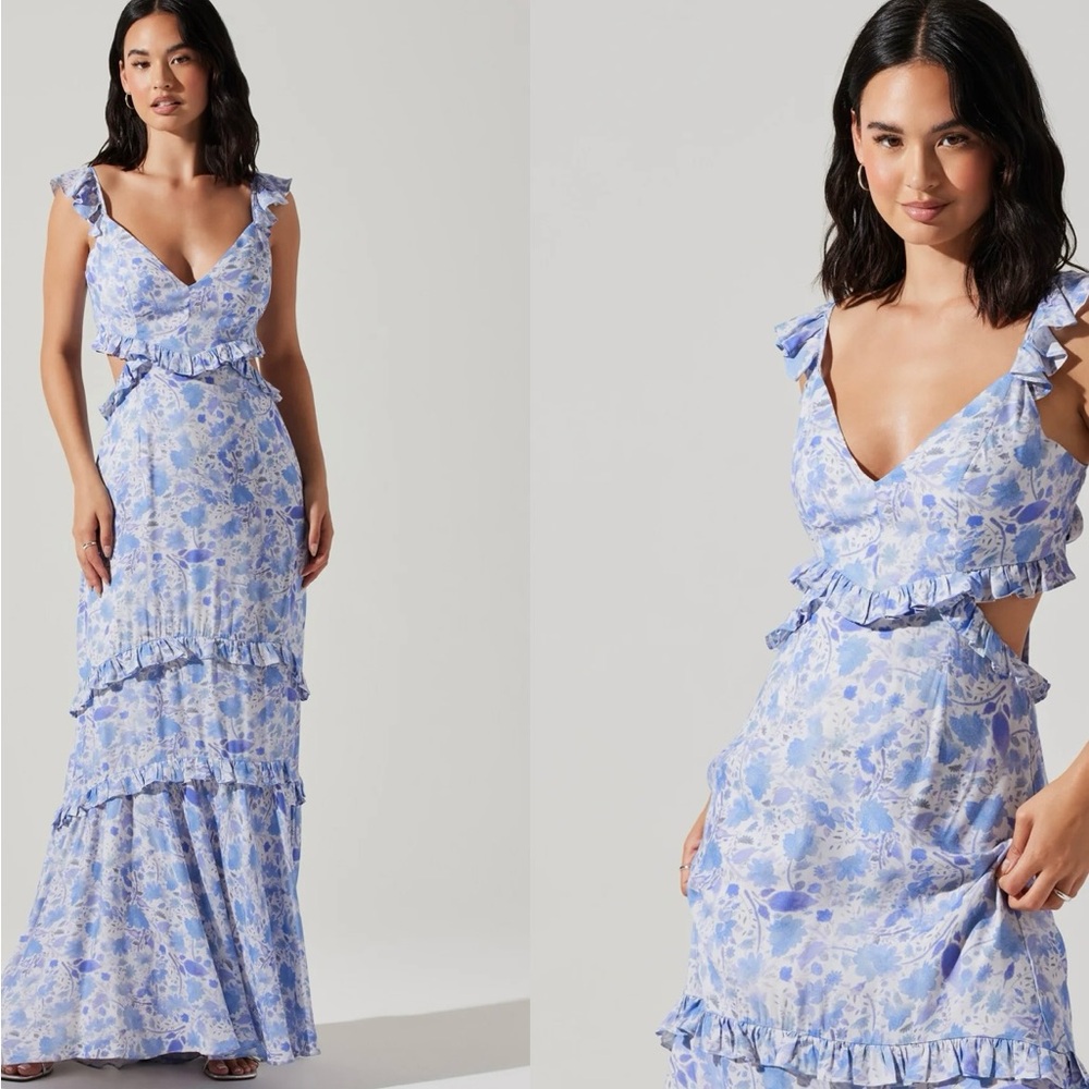 ASTR The Label Floral Maxi Dress
